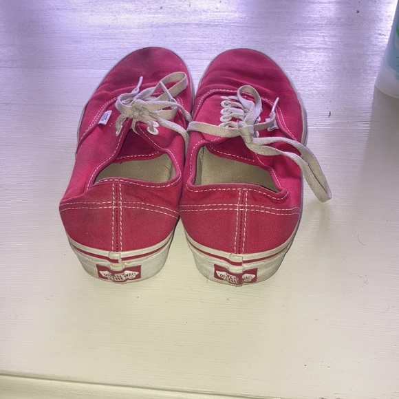 Vans sneakers red with white lace and white outersoles - Picture 3 of 5
